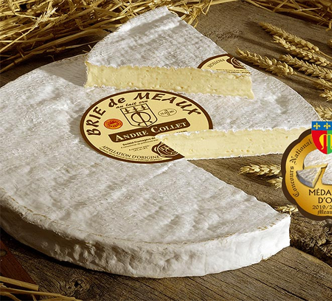 Fransk Brie de Meaux vitmögel kittost/ Opastöriserad Komjölk