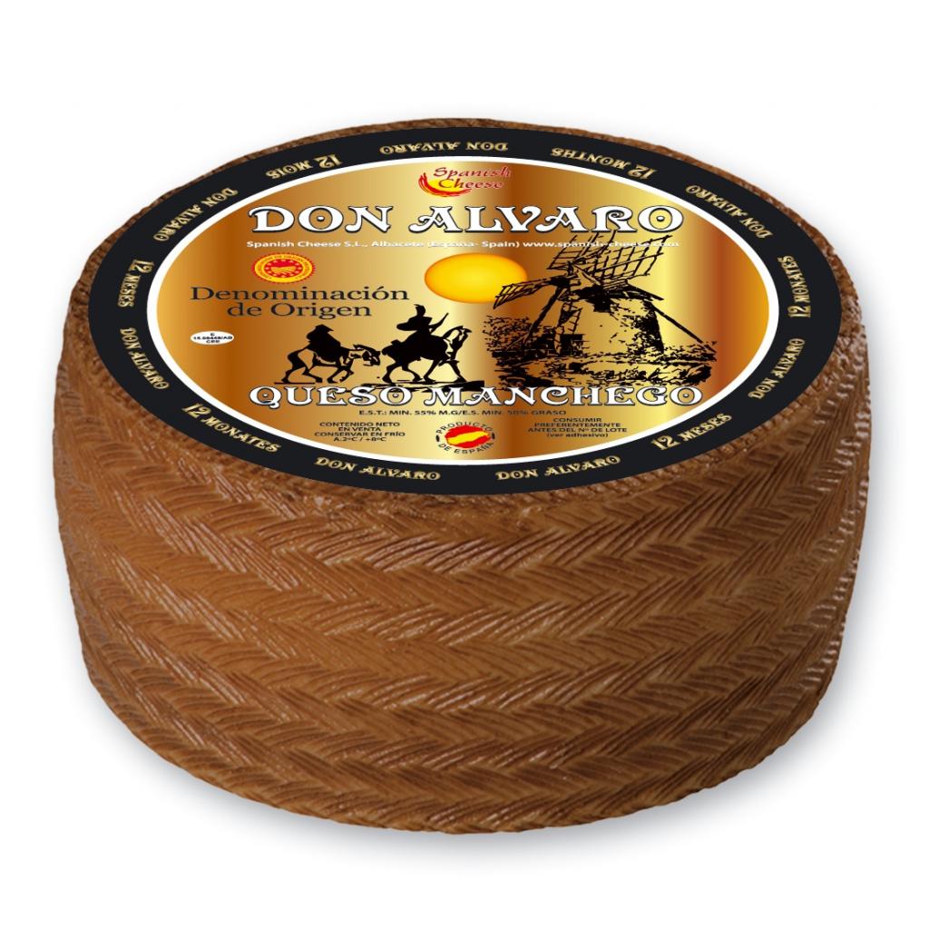 Spansk Manchego VIEJO DOP, lagrad i 12 månader / Pastöriserad Fårmjölk