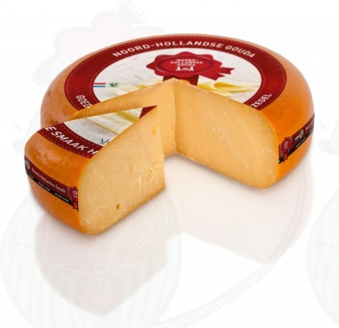 Gouda : Noord Holland lagrad i 12 månader /Pastöriserad Komjölk